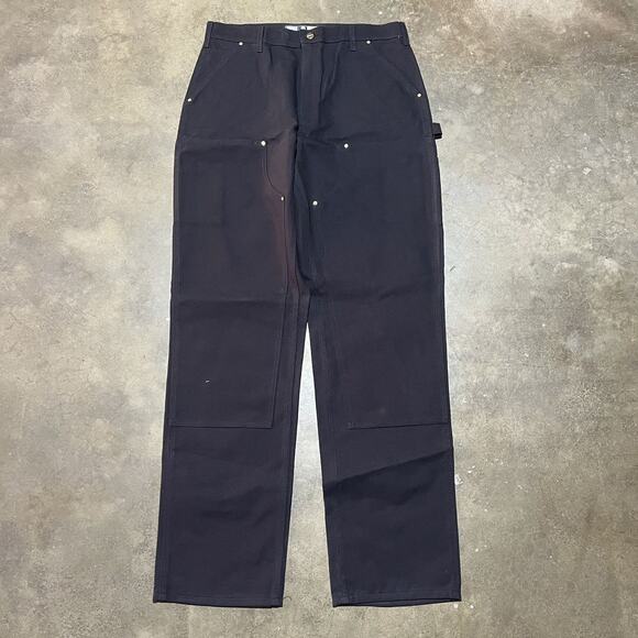 BRAND NEW Carhartt Black Double Knee Jeans 36x36 - Picture 1 of 6